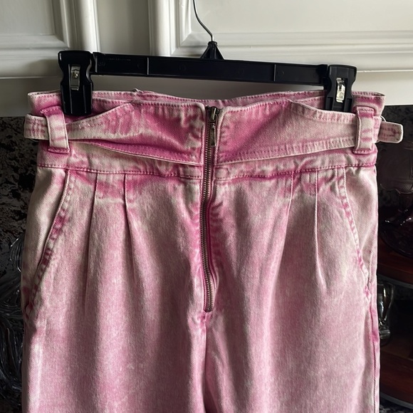 Revolve Iorane Marble High Waisted Jeans in Pink - Picture 3 of 6